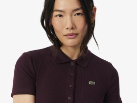 Женское хлопковое поло Lacoste