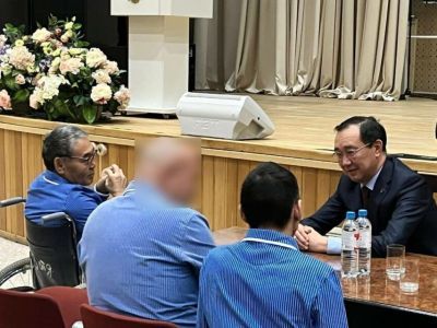 Айсен Николаев рассказал о встрече с ранеными бойцами добровольческого отряда «Боотур»