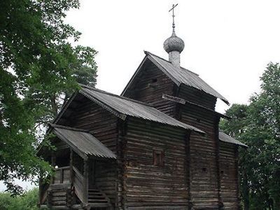 Никольская церковь из села Тухоли