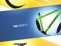 Горный велосипед Atom Bion Nine 20, год 2024, цвет Зеленый, ростовка 18.5