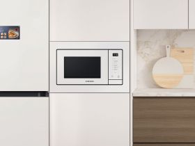 Встраиваемая микроволновая печь Samsung MS23A7118AW/BW, 23 л белый