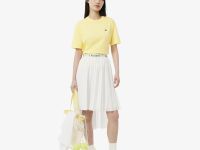 Женская футболка Lacoste свободного кроя из мягкого хлопка