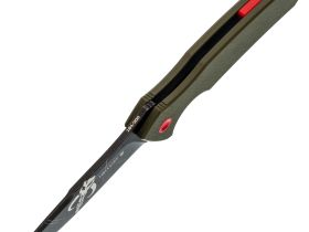 Складной нож Mr.Blade Hellcat Mini Mandalorian blackwash, сталь VG-10, рукоять Olive G10