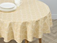 Скатерть круглая Golden confetti