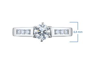 Кольцо из белого золота э4012кц08151700_white