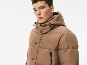 Мужская утеплённая куртка-парка Lacoste L!VE