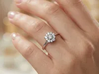 Кольцо из серебра э0612кц10177200_white