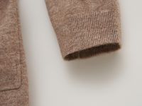 Кардиган из шерсти с поясом