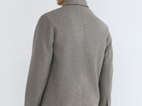 Куртка из пальтовой ткани с накладными карманами, Бежевый