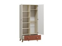 Шкаф детский Финни 2-96x210 Терракотовый