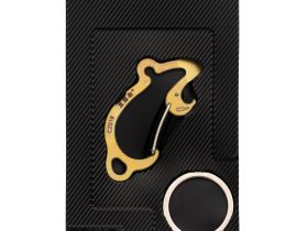 Карабин-мультитул Sanrenmu CZ01R, алюминий, золотистый