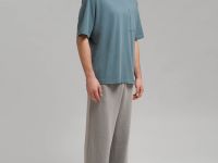 Футболка объемного кроя из джерси