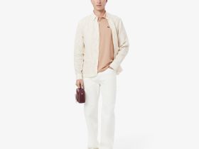 Мужское поло Lacoste из смеси эластичного органического хлопка