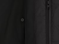 Пуховое полупальто с воротником-стойкой