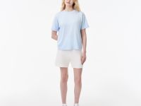 Женская хлопковая футболка Lacoste