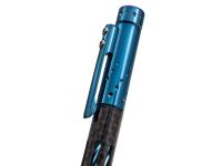 Тактическая ручка Lionsteel Nyala, корпус карбон/титан, Blue Shine