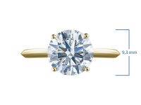 Кольцо из желтого золота э0312кц10231152