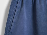 Шорты из футера с эффектом стирки, Синий