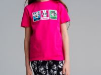 Брюки трикотажные для девочек (легинсы укороченные), 2 пары в комплекте