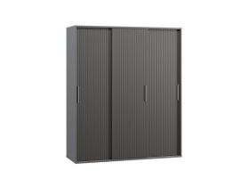 Шкаф-купе Беррингтон 3-177x210 Графитовый