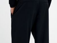 Широкие брюки с шерстью, Черный