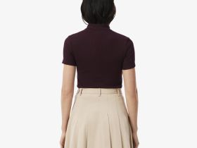 Женское хлопковое поло Lacoste