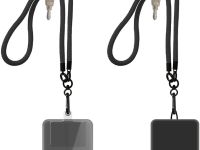 Шнурок Krutoff Нейлон для телефона и ключей 1.2m Black