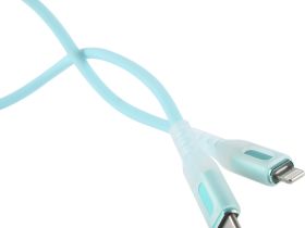 Кабель Red Line pro Shimmer USB-C / Apple Lightning 1 м Зелёный