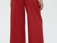 Укороченные брюки широкого кроя