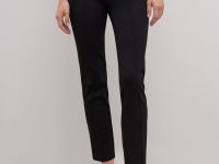 Трикотажные брюки-дудочки