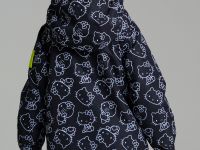 Куртка текстильная с полиуретановым покрытием для девочек (ветровка)