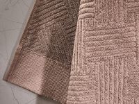 Полотенце махровое Зигзаг/Zigzag, коричневое