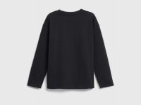Лонгслив для мальчиков, Черный