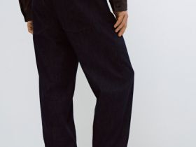 Свободные джинсы Bow, Синий