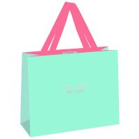 Пакет подарочный MESHU "Bright turquoise" 32*26*12 см