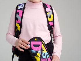 Пенал текстильный для девочек