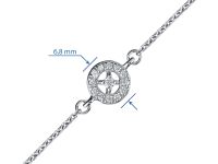 Браслет из серебра э0612бр12210105