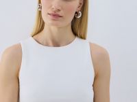 Укороченный топ, Белый