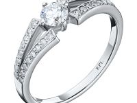 Классическое кольцо из белого золота с бриллиантами э0901кц03220006