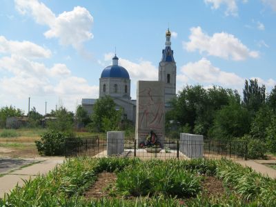 Братская могила участников гражданской войны и советских воинов, погибших в период Сталинградской битвы