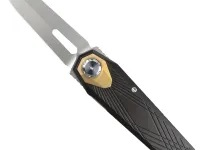 Складной нож Remette Infinite Power, сталь M390, рукоять титан, цвет черно-желтый