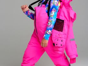 Куртка текстильная с полиуретановым покрытием для девочек