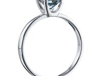 Помолвочное кольцо из белого золота с бриллиантом э4001кц10161700