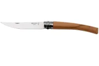 Филейный нож Opinel №10, нержавеющая сталь, рукоять оливковое дерево