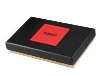 Портмоне ZIPPO, серо-чёрный камуфляж, натуральная кожа, 11,228,2 см