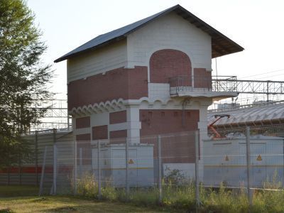 Будка центрального управления стрелками и сигналами