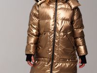 Пальто текстильное с полиуретановым покрытием для девочек