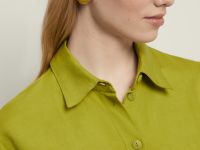 Комбинезон с поясом на кулиске и добавлением льна