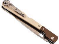 Складной нож Daggerr Corso, satin сталь VG-10, рукоять Cream White G10