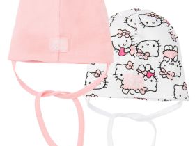 Шапка детская трикотажная для девочек, 2 шт в комплекте